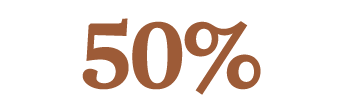 50%