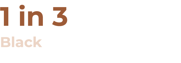 1 in 3 Black 
