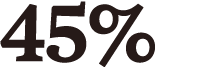 45%