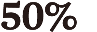 50%