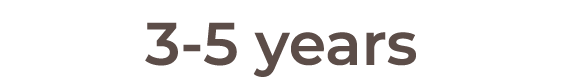 3-5 years